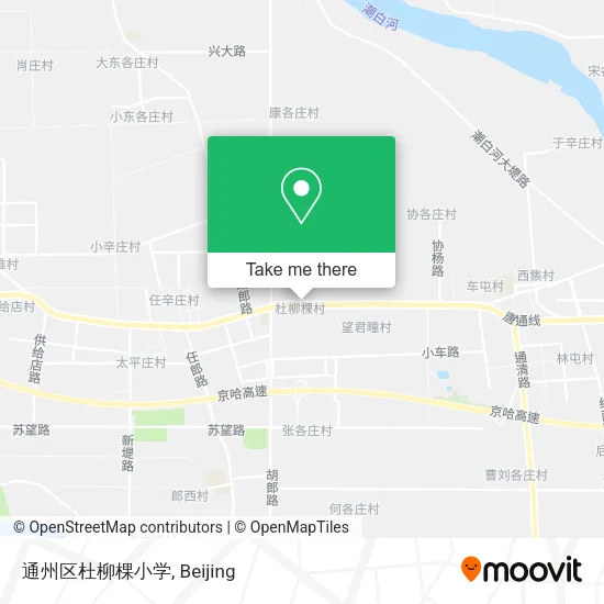 通州区杜柳棵小学 map