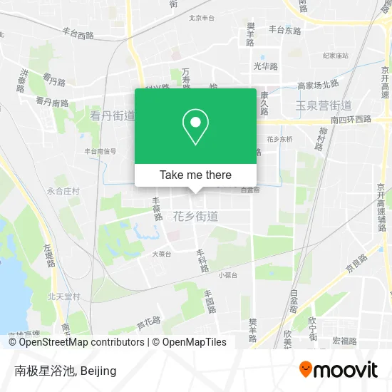 南极星浴池 map