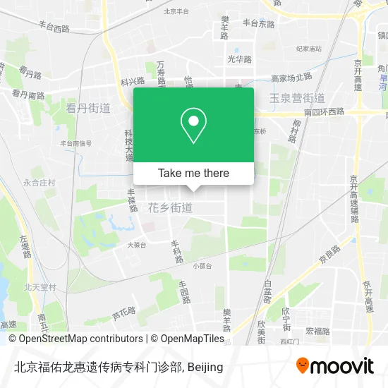 北京福佑龙惠遗传病专科门诊部 map