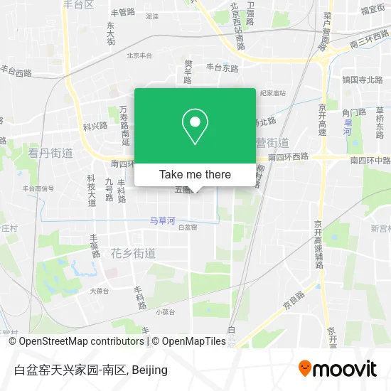 白盆窑天兴家园-南区 map