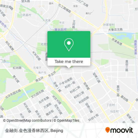 金融街.金色漫香林西区 map