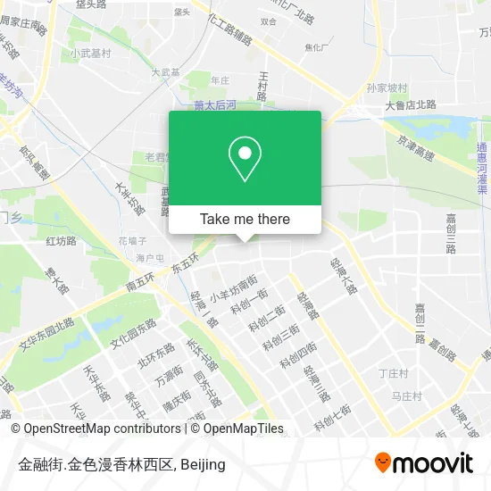 金融街.金色漫香林西区 map