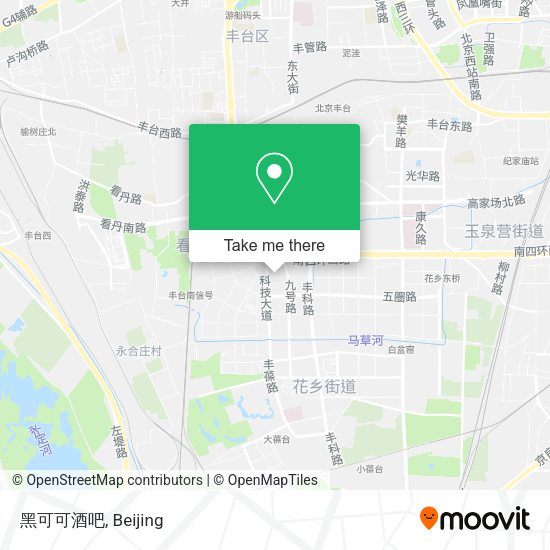黑可可酒吧 map