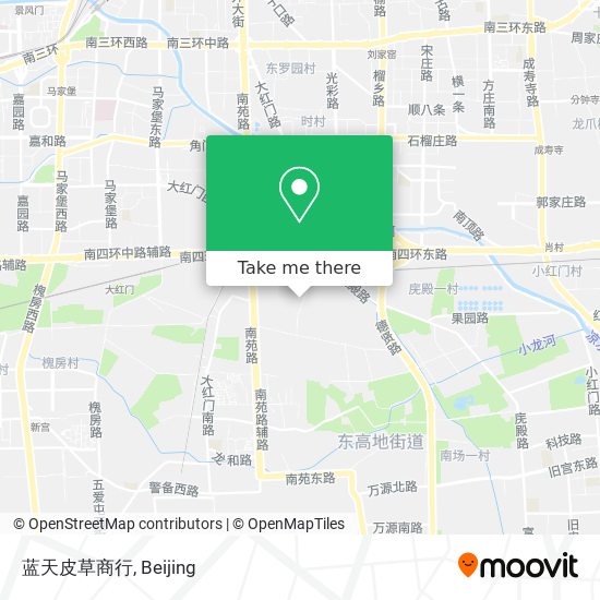 蓝天皮草商行 map