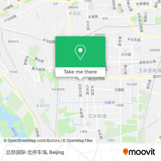 总部国际-北停车场 map
