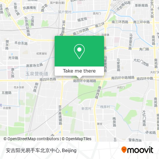 安吉阳光易手车北京中心 map