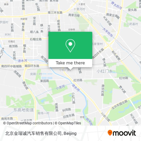 北京金瑞诚汽车销售有限公司 map