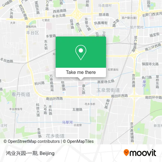 鸿业兴园-一期 map