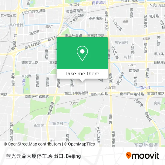 蓝光云鼎大厦停车场-出口 map