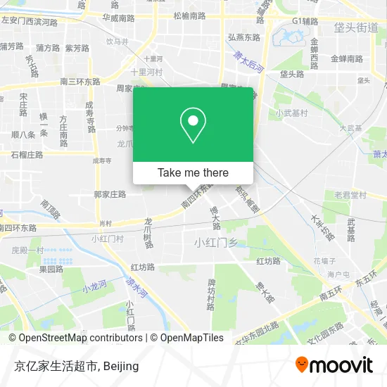 京亿家生活超市 map
