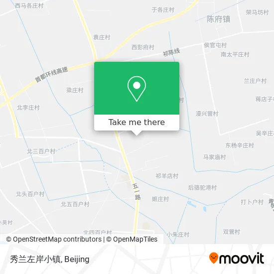 秀兰左岸小镇 map