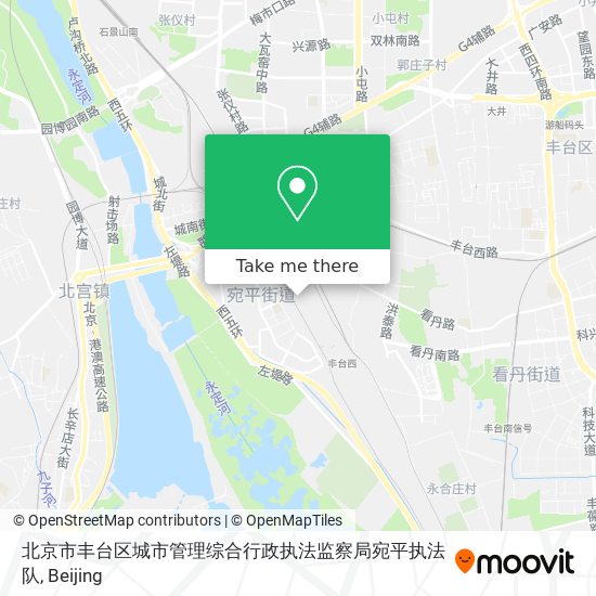 北京市丰台区城市管理综合行政执法监察局宛平执法队 map