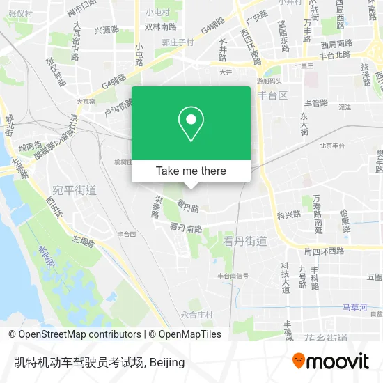 凯特机动车驾驶员考试场 map