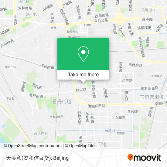 天美意(资和信百货) map
