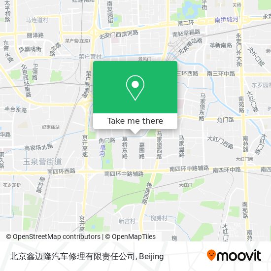 北京鑫迈隆汽车修理有限责任公司 map