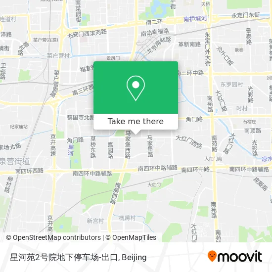 星河苑2号院地下停车场-出口 map