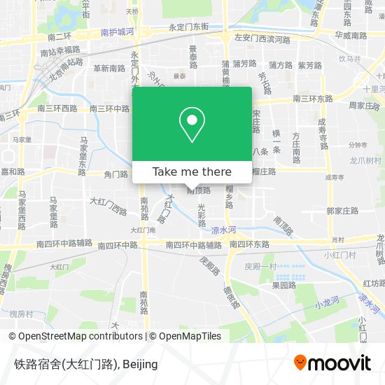 铁路宿舍(大红门路) map