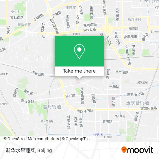 新华水果蔬菜 map