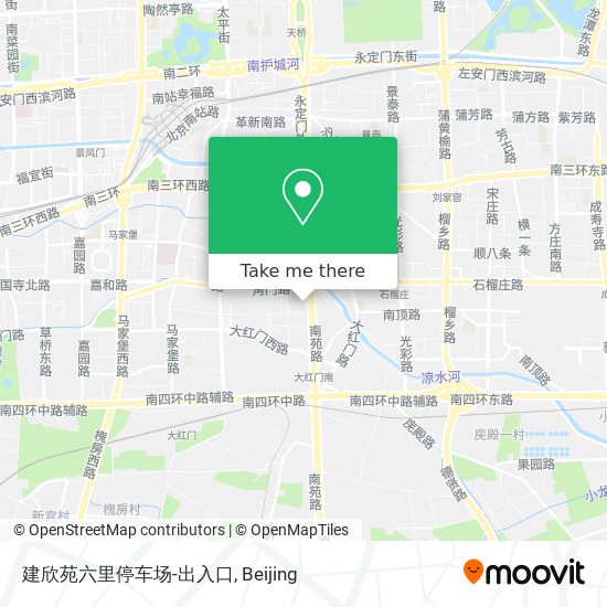 建欣苑六里停车场-出入口 map