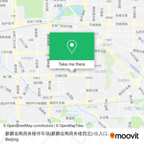 麒麟金阁商务楼停车场(麒麟金阁商务楼西北)-出入口 map
