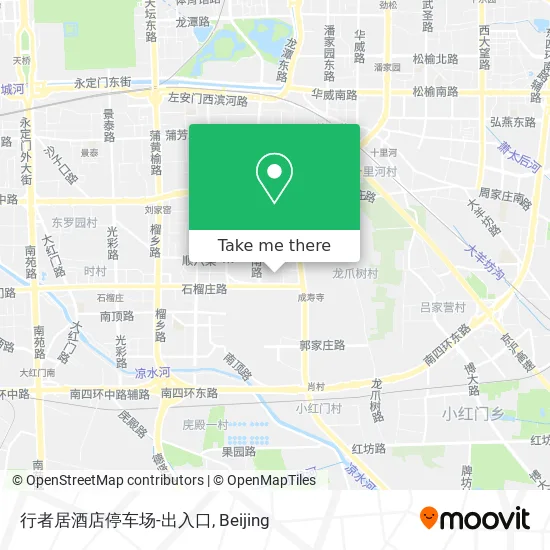 行者居酒店停车场-出入口 map