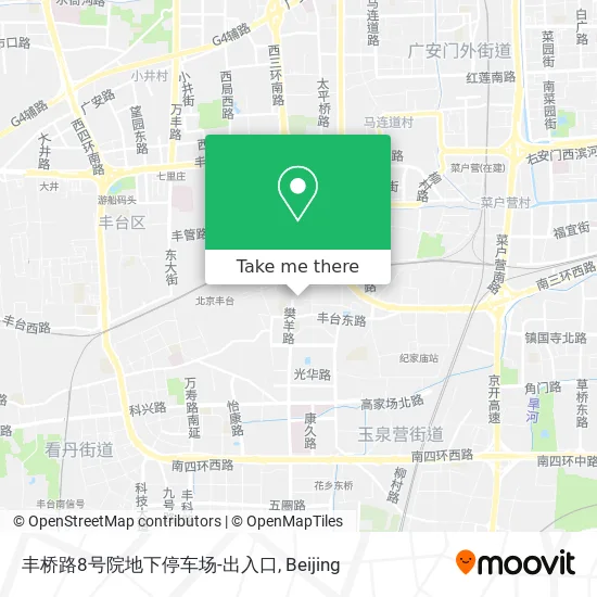 丰桥路8号院地下停车场-出入口 map