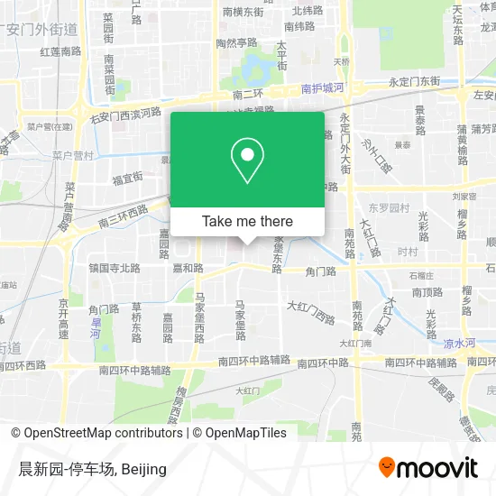 晨新园-停车场 map