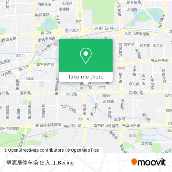 翠源居停车场-出入口 map