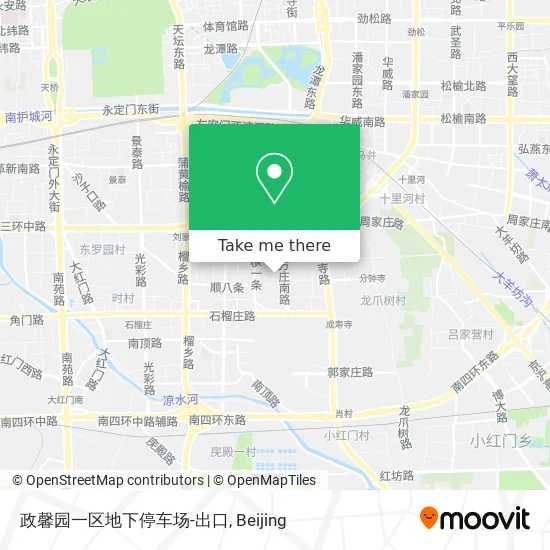 政馨园一区地下停车场-出口 map