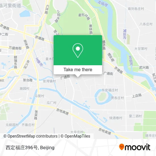 西定福庄396号 map