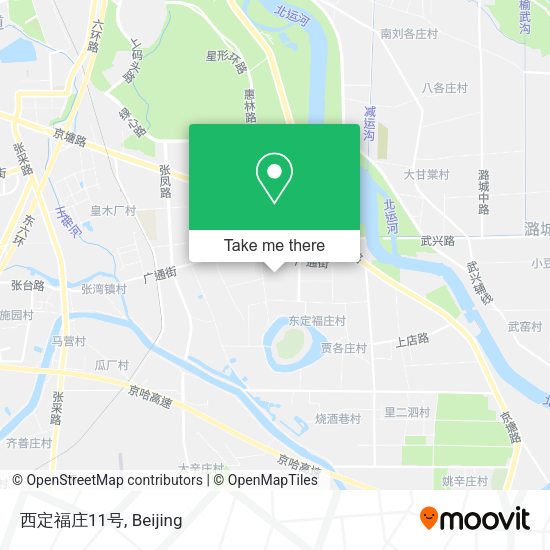 西定福庄11号 map