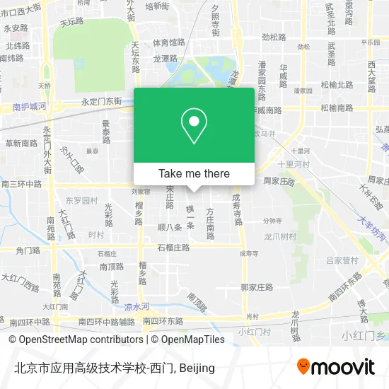 北京市应用高级技术学校-西门 map