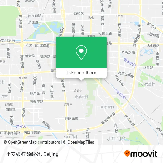 平安银行领款处 map