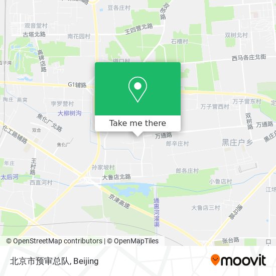 北京市预审总队 map