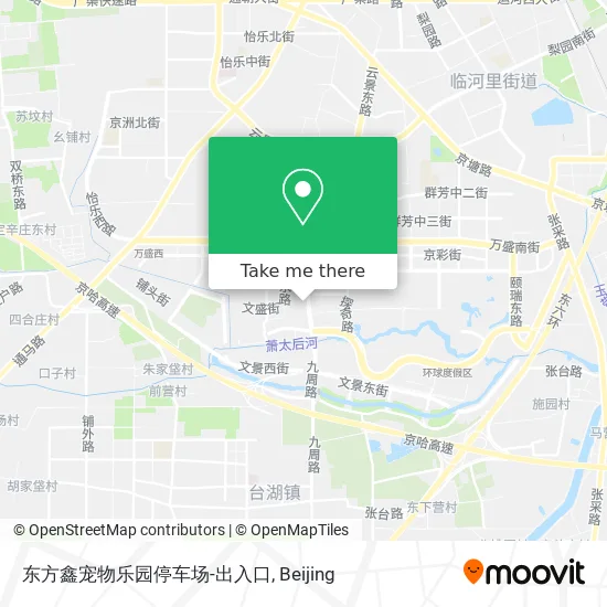 东方鑫宠物乐园停车场-出入口 map