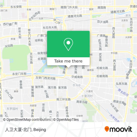 人卫大厦-北门 map