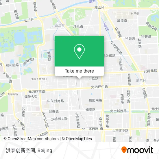 洪泰创新空间 map