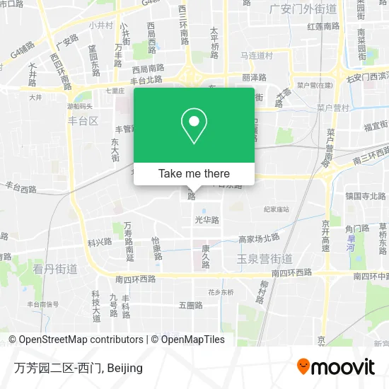 万芳园二区-西门 map