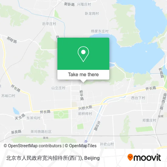 北京市人民政府宽沟招待所(西门) map