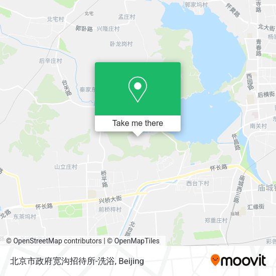北京市政府宽沟招待所-洗浴 map