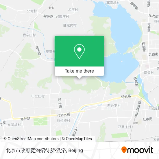 北京市政府宽沟招待所-洗浴 map