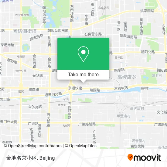 金地名京小区 map