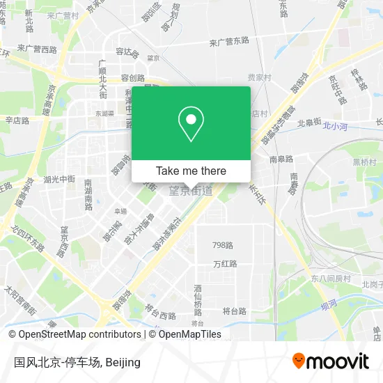 国风北京-停车场 map
