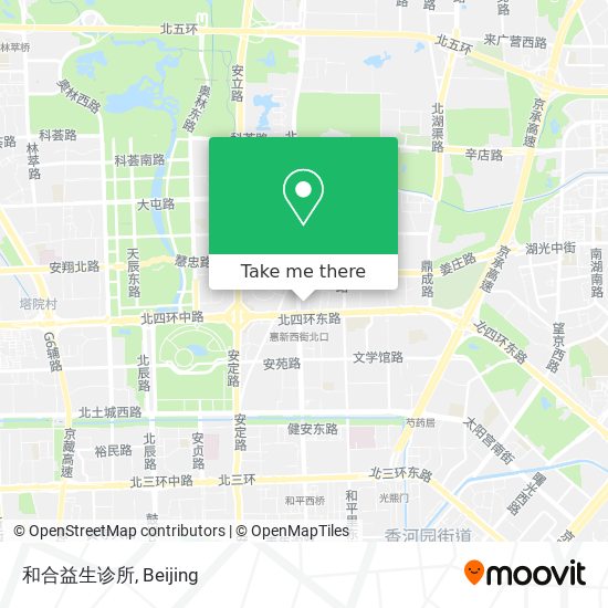 和合益生诊所 map