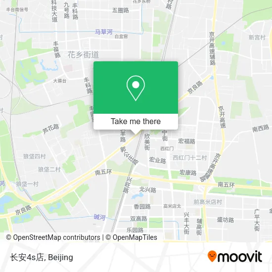 长安4s店 map