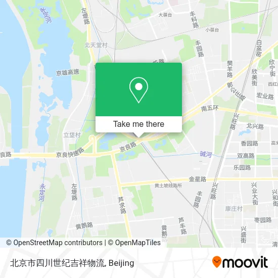 北京市四川世纪吉祥物流 map