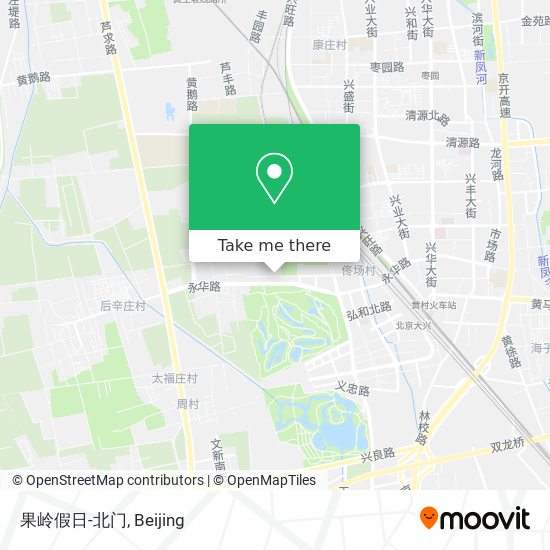 果岭假日-北门 map