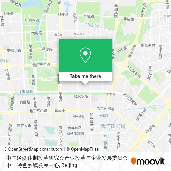 中国经济体制改革研究会产业改革与企业发展委员会中国特色乡镇发展中心 map