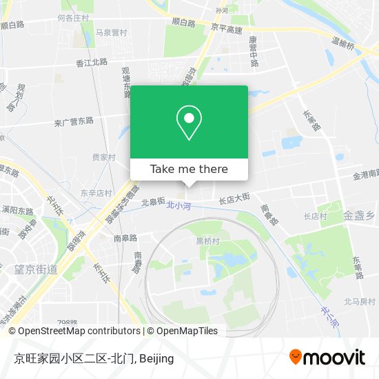 京旺家园小区二区-北门 map