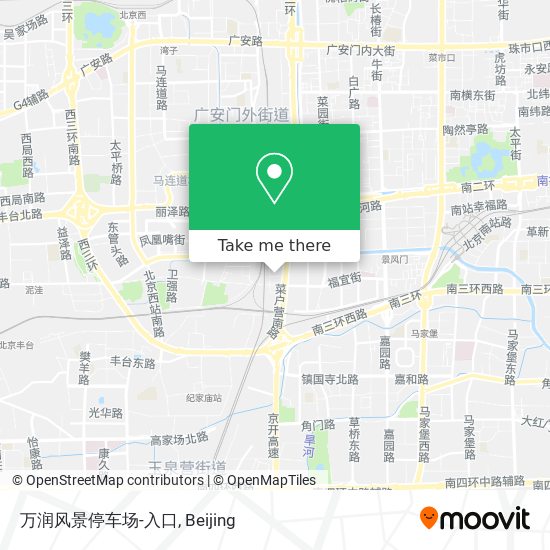 万润风景停车场-入口 map